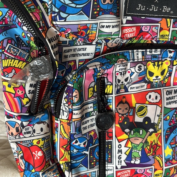 Tokidoki x jujube cartoon backpack diaper bag new without tags - Picture 2 of 9
